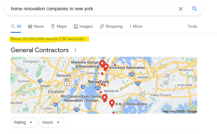 search result of home renovation companies in new york